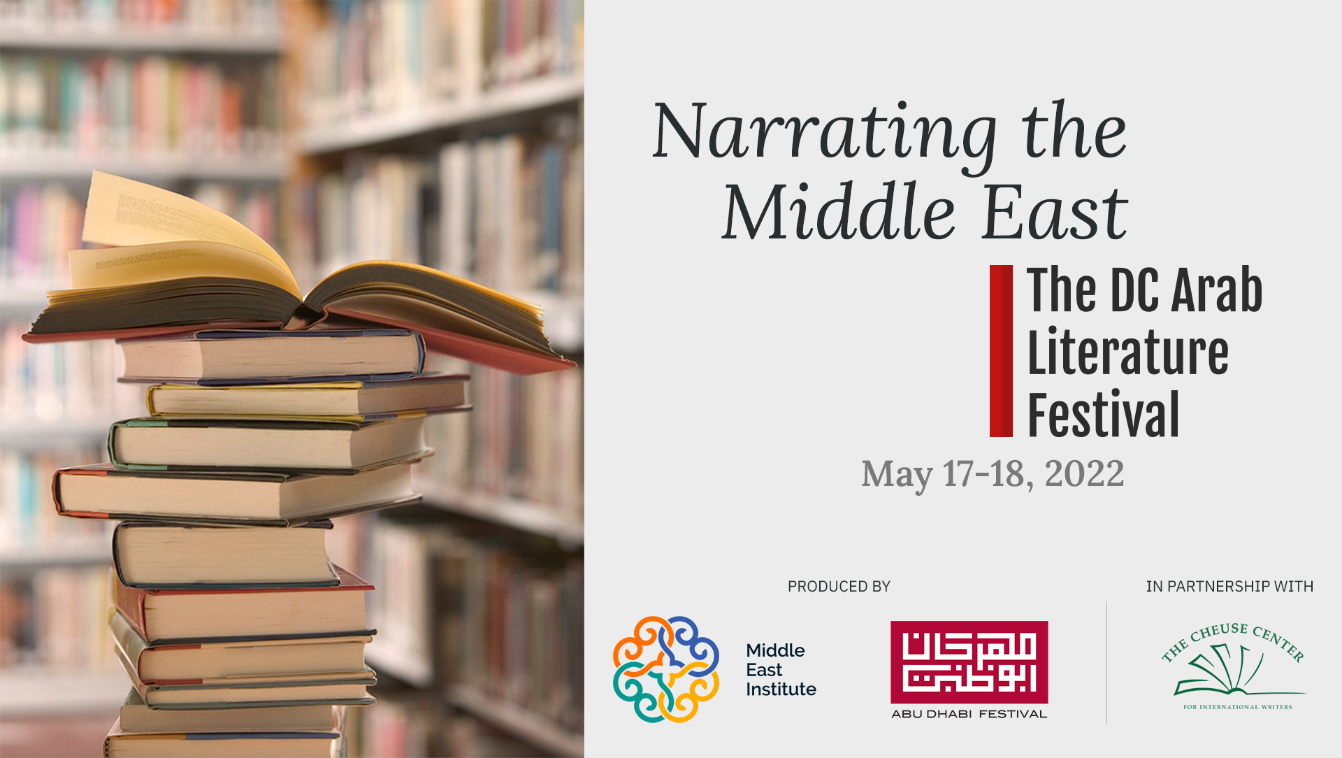 The 2022 DC Arab Literature Festival Narrating the Middle East